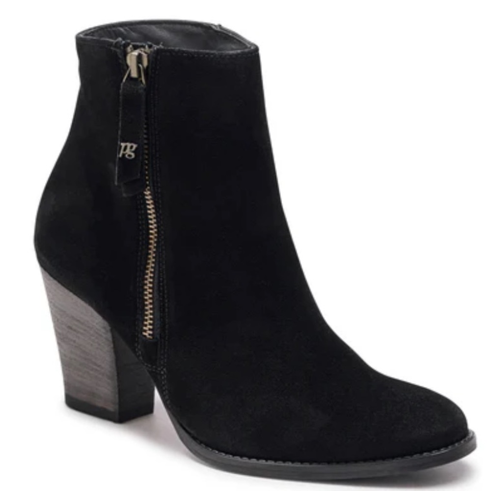 🌹PAUL GREEN🌹Reya Black Suede Bootie Size: 7.5UK - Picture 2 of 14